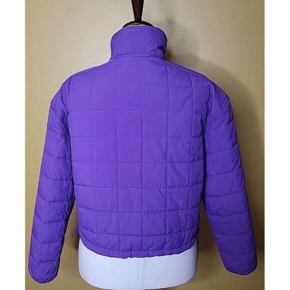 Love Tree Ultralight Packable Womens Medium Purple Puffer Jacket Full Zip Adjust - Picture 2 of 9